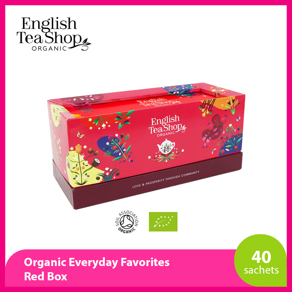 English Tea Shop Organic Everyday Favorites 40 ct Red Box