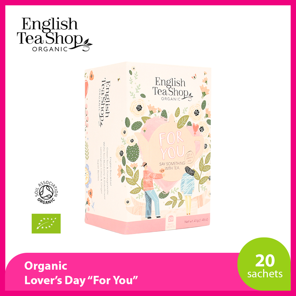 English Tea Shop Organic Lover's Day "For You" - 20 ct