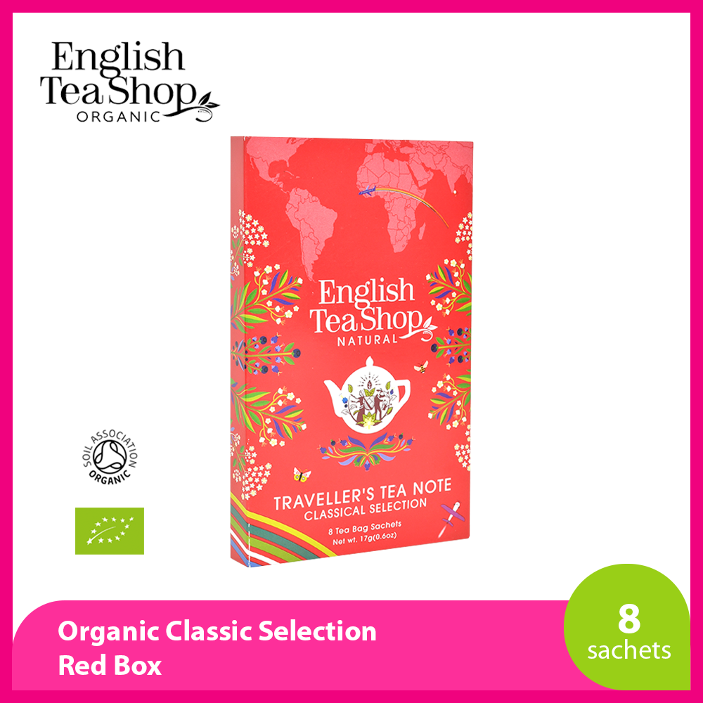 English Tea Shop Organic Classical Selection 8-ct - Red Box
